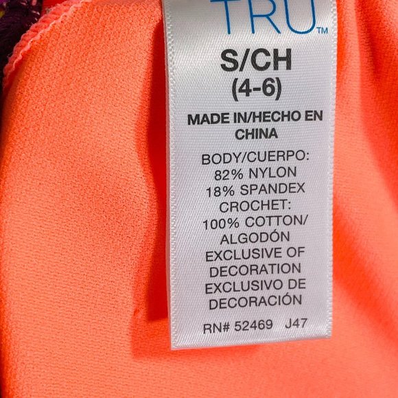 Boho High Neck Crotchet Flora Swim Bikini To - Picture 6 of 8